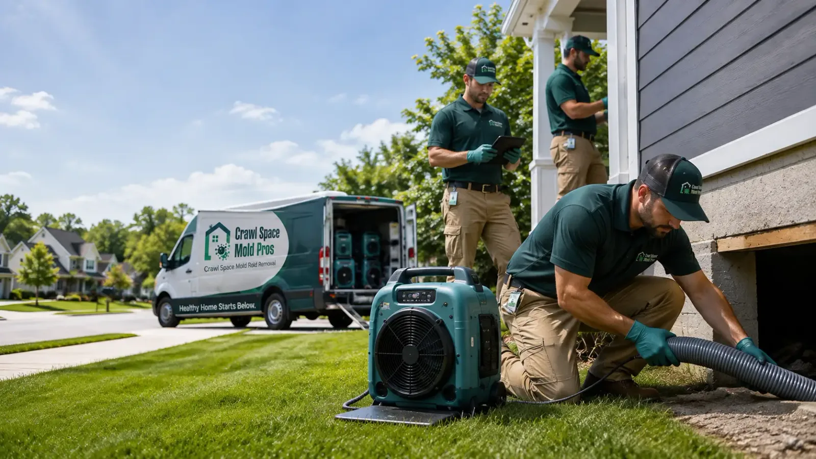 Crawl Space Mold Removal in Haworth, NJ